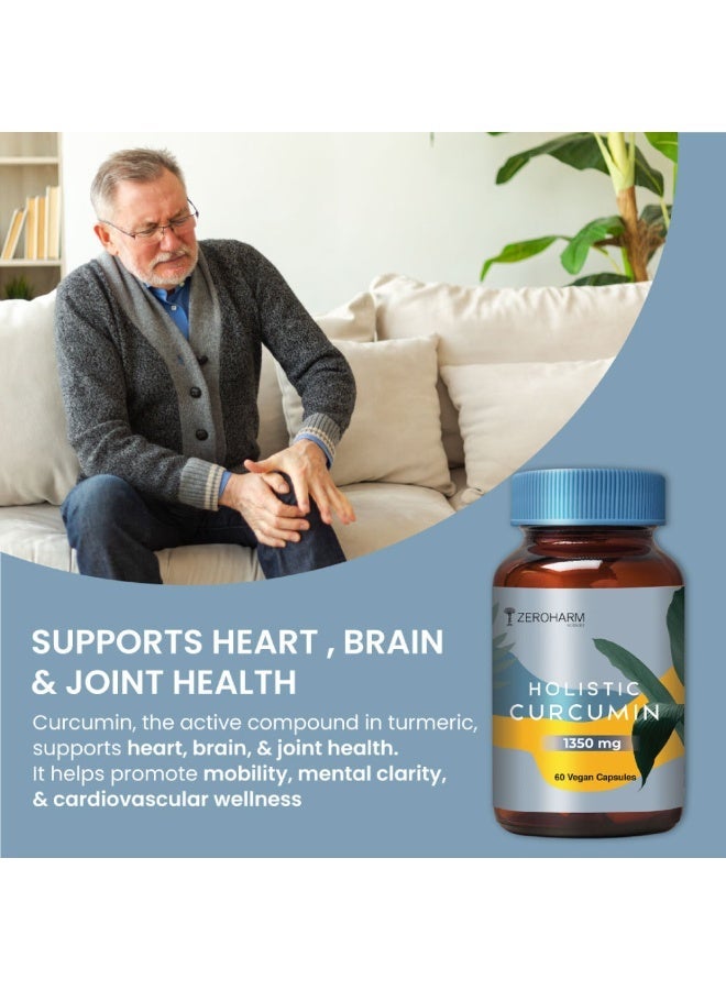 zeroharm Nano Curcumin 95% Curcuminoids + Black Pepper | 60 Veg Capsules - Image 5